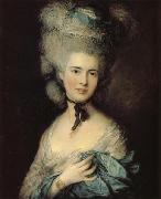 Thomas Gainsborough A woman in Blue oil painting reproduction